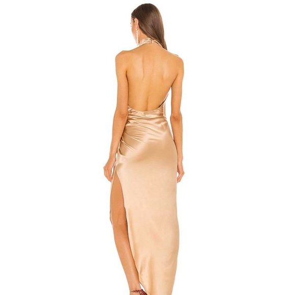 Amanda Uprichard X Revolve Samba Dress in Toffee - Picture 3 of 4